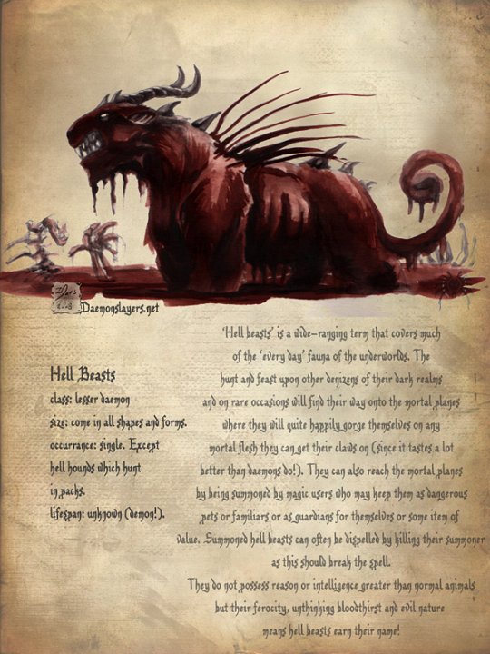 Lesser Daemon - Hellbeast