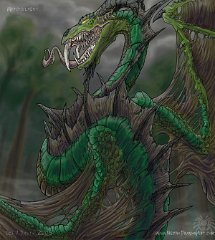 witchblight  Character: Witchblight  Witchblight, one of the infamous Seven, a group of (wait for it) seven evil dragons, Bloodbane included, who surfaced during the dark time of the Dragon Wars. Together they ravaged much of Caevalonia and brought about the collapse of the Old Empire.  Uhm. She's meant to have forearms but I ... forgot.