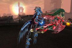 'Rooftop Rumble' by LightningStorm  "Rooftop Rumble"  Artwork by:  LightningStorm5  Description: "Omg! this took me a LONG time and caused a LOT of headache. This is my contest entry for Drakhenliche's contest. Storm picking a fight with her character Aster. Whew..I am really proud of it though. Wish me luck! ." Aster copyright Drakhenliche Artwork and Storm copyright LightningStorm