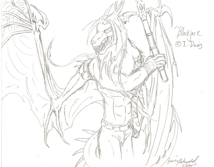 Blackjack Sketch by Drache