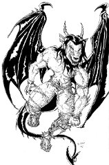 Blackjack by MonkeyToho  Artwork by:  MonkeyToho  Character:  Blackjack   Looking rather malicious, I must say :D