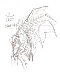 Blackjack by innocent evil  Artist:  Innocent-evil  Character:  Blackjack   Heheh, I wonder what he thinks of that heart there :D