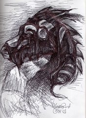 kitither raven  Raven by Kit_Ither For FAX2 art exchange on Livejournal Not bad at all for her apparent 'first go' at drawing an undead wossname :-) I like the way she's got the skin all hanging off and stuff. Raven looking very undeady indeed.