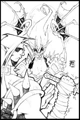 Daemonslayers commission by DawidFrederik  Artist:  DawidFrederik   You can see why I couldn't resist colouring this!
