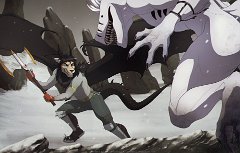 fight by sythgara  Artist:  Sythgara  Characters: Manranu (Sythgara's) vs Blackjack