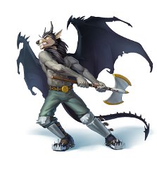 kahitoslydeft blackjack  Artwork by:  Kahito Slydeft   'Catch Ax'