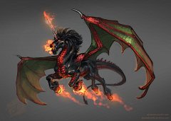 knightmare by kaiserflames  Artist:  KaiserFlames  Characters: Knightmare Gorgeous pic of Knightmare in flight by KaiserFlames. Do follow the link above to check out her work.