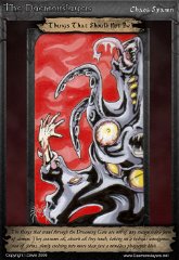 018 'Things That Should Not Be' : ATC, character, daemonslayers, demon, slayers, tria, markers, trading card, card, chaos, spawn, daemon