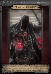 024 'Blackest of Knights' : ATC, character, daemonslayers, demon, slayers, tria, markers, trading card, card, shadow rider, daemon, monster, black, dark, red