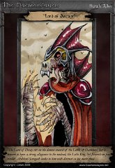 034 'Lord of Decay' : ATC, character, daemonslayers, demon, slayers, tria, markers, trading card, card, lord of decay, decay, daemon, chaos