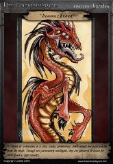 035 'Demonic Steed' : ATC, character, daemonslayers, demon, slayers, tria, markers, trading card, card, demonic, steed, kuralex