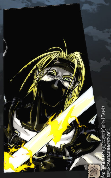 Panel from 'Wolf and Raven'