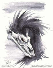 Sepuket Skull  Media: Watercolour Species: Sepuket : sepuket, undead, monster, skull, face, creature, original species, daemonslayers, tymaera