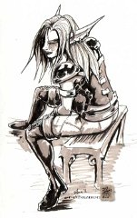 Soul - sketch  Quick marker doodle of Soul.