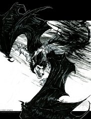 ink blackjack fly  Media: Pen and ink, brush pens Character:  Blackjack   Fairly quick pen and ink drawing, just because I hadn't drawn Black' here in a while. : Blackjack, cursed, black, dragon, dracosvulf, dragon, wolf, hybrid, dragonwolf, flying, winged, ink, wings, black and white, greyscale, daemonslayers, project
